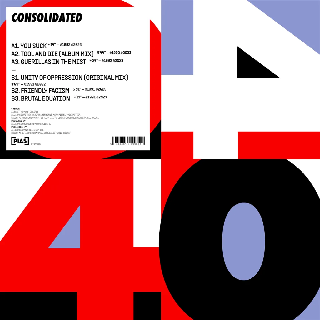 Album artwork for [PIAS] 40 by Consolidated