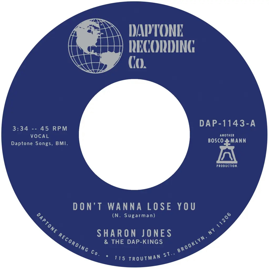 Album artwork for Don’t Wanna Lose You / Don’t Give A Friend A Number by Sharon Jones and The Dap Kings