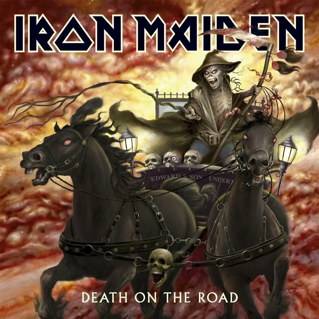 Album artwork for Death On The Road by Iron Maiden