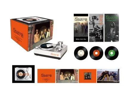 Album artwork for Custom Mini Turntable with Records by The Doors