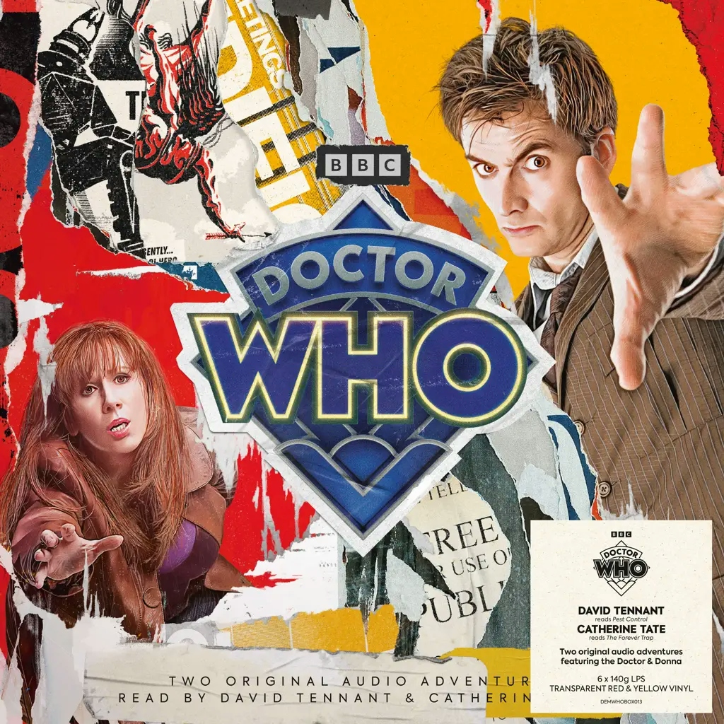 Album artwork for Pest Control and The Forever Trap (David Tennant and Catherine Tate) by Doctor Who