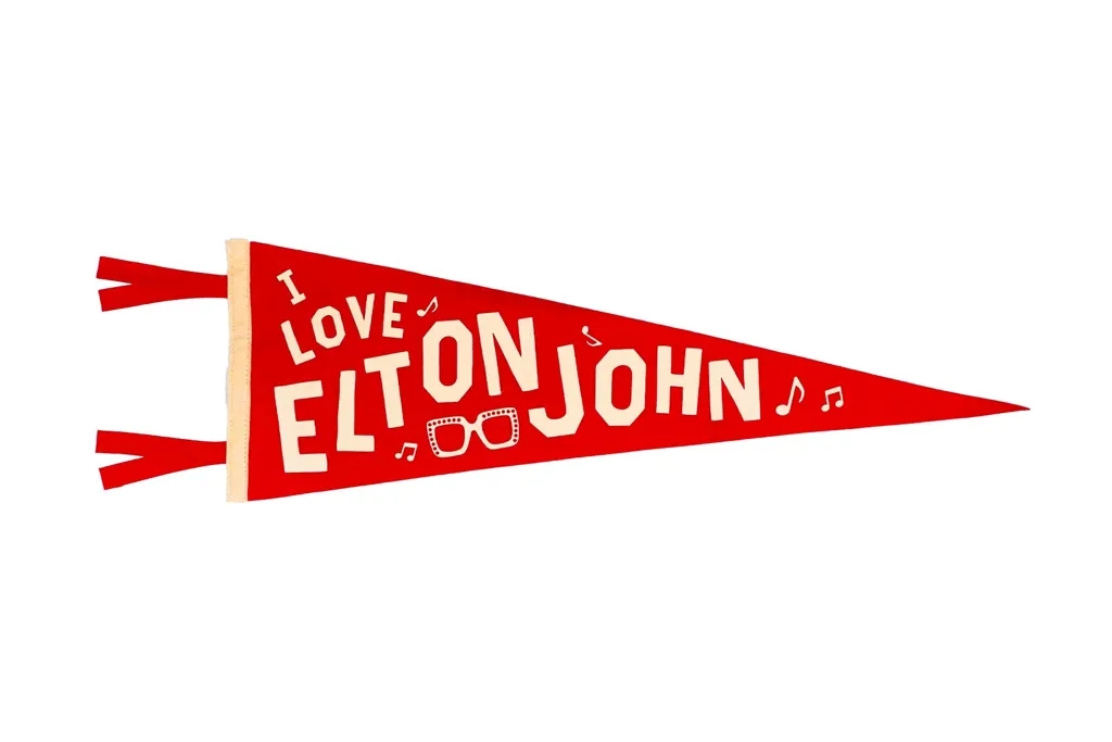 Album artwork for I Love Elton John Pennant by Oxford Pennant, Elton John