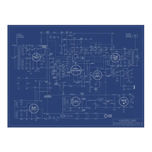Album artwork for Electric Love Blueprint - A History of Electronic Music by Music Love Blueprint
