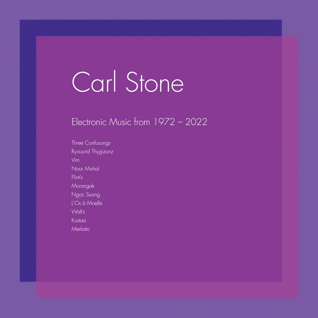 Album artwork for Electronic Music from 1972-2022 by Carl Stone