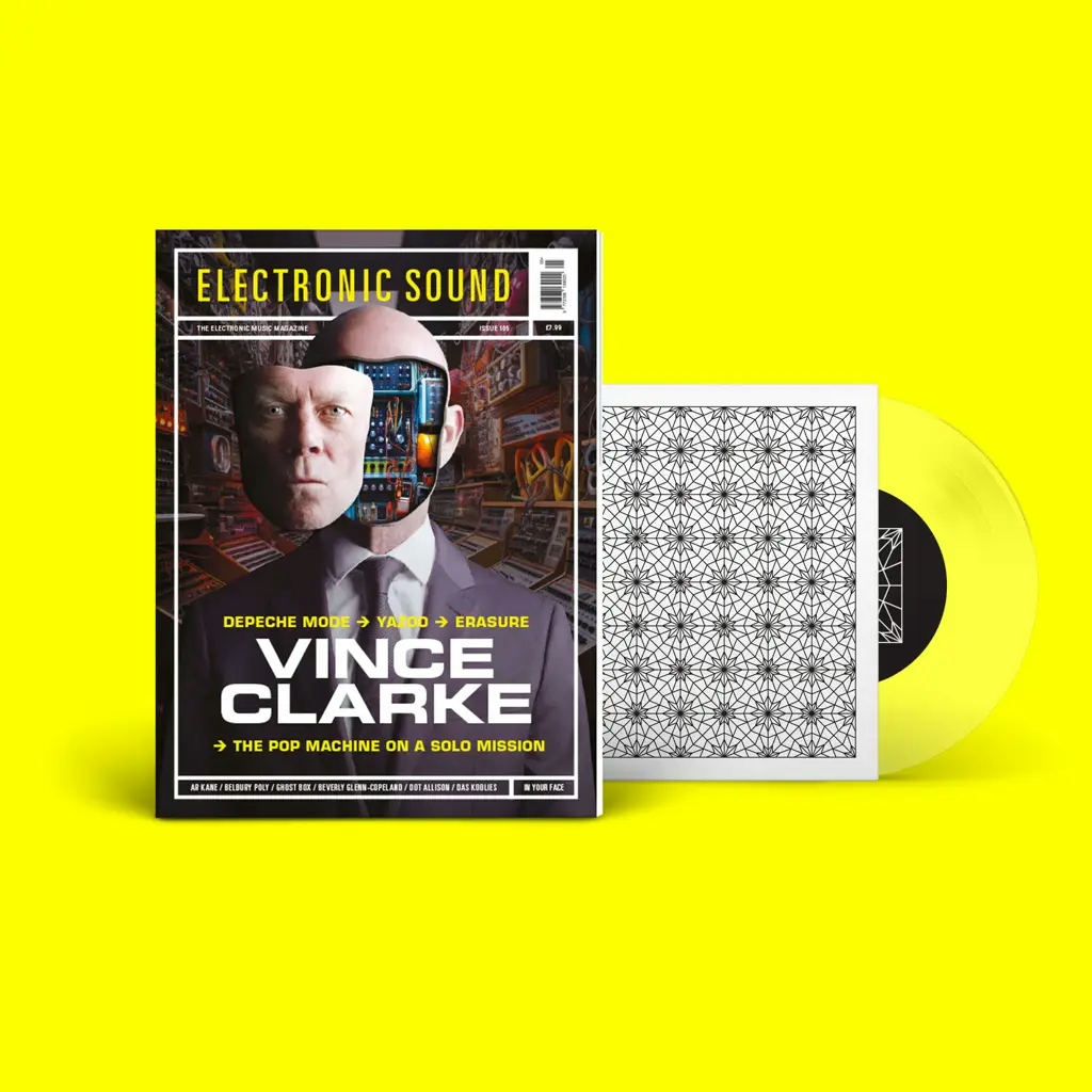 Album artwork for Issue 105 with Vince Clarke 7" by Electronic Sound