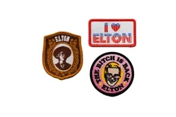 Album artwork for I Heart Elton Embroidered Patch Pack by Oxford Pennant, Elton John