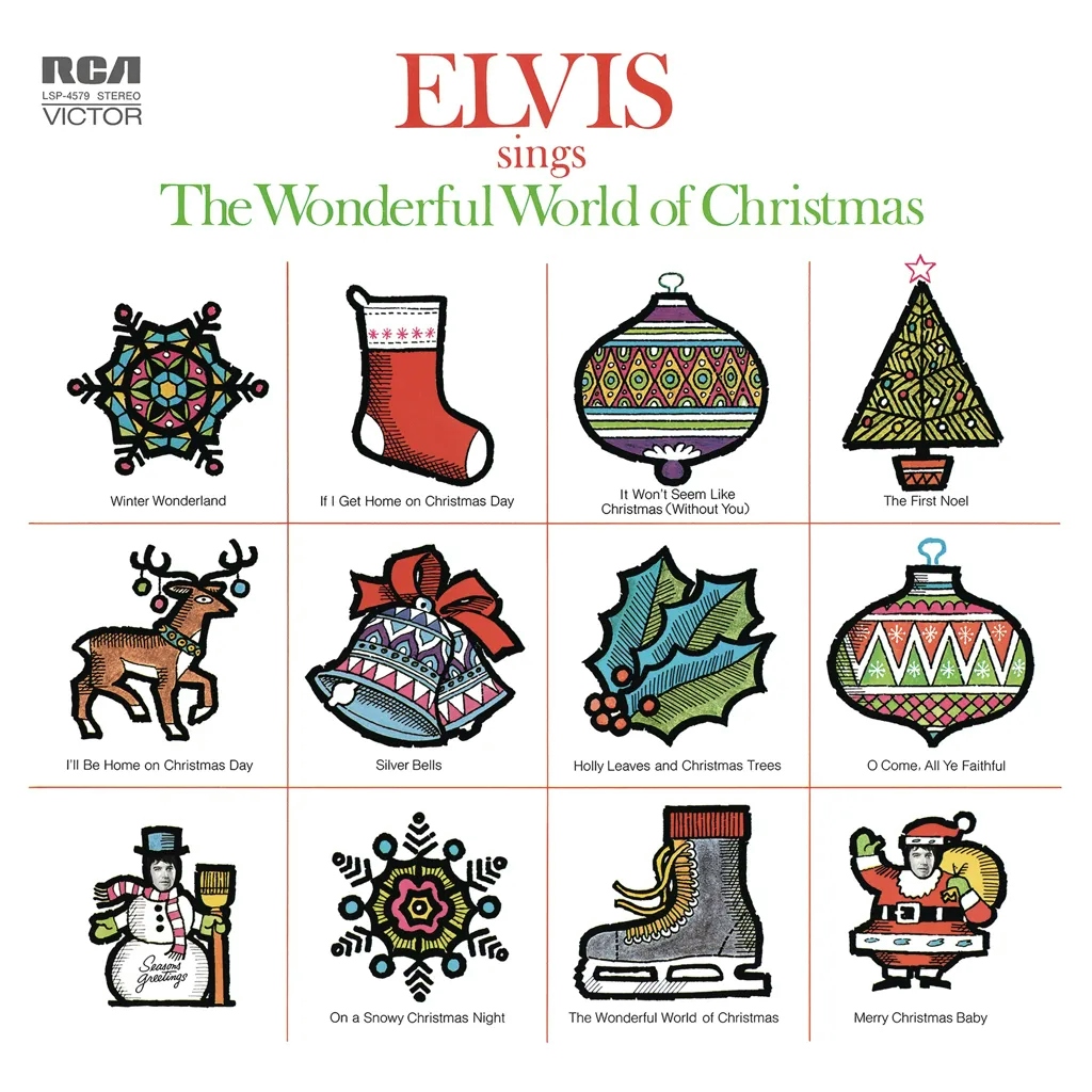 Album artwork for Elvis Sings the Wonderful World of Christmas by Elvis Presley