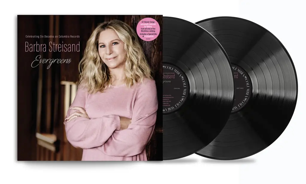 Album artwork for Evergreens Celebrating Six Decades on Columbia Records by Barbra Streisand