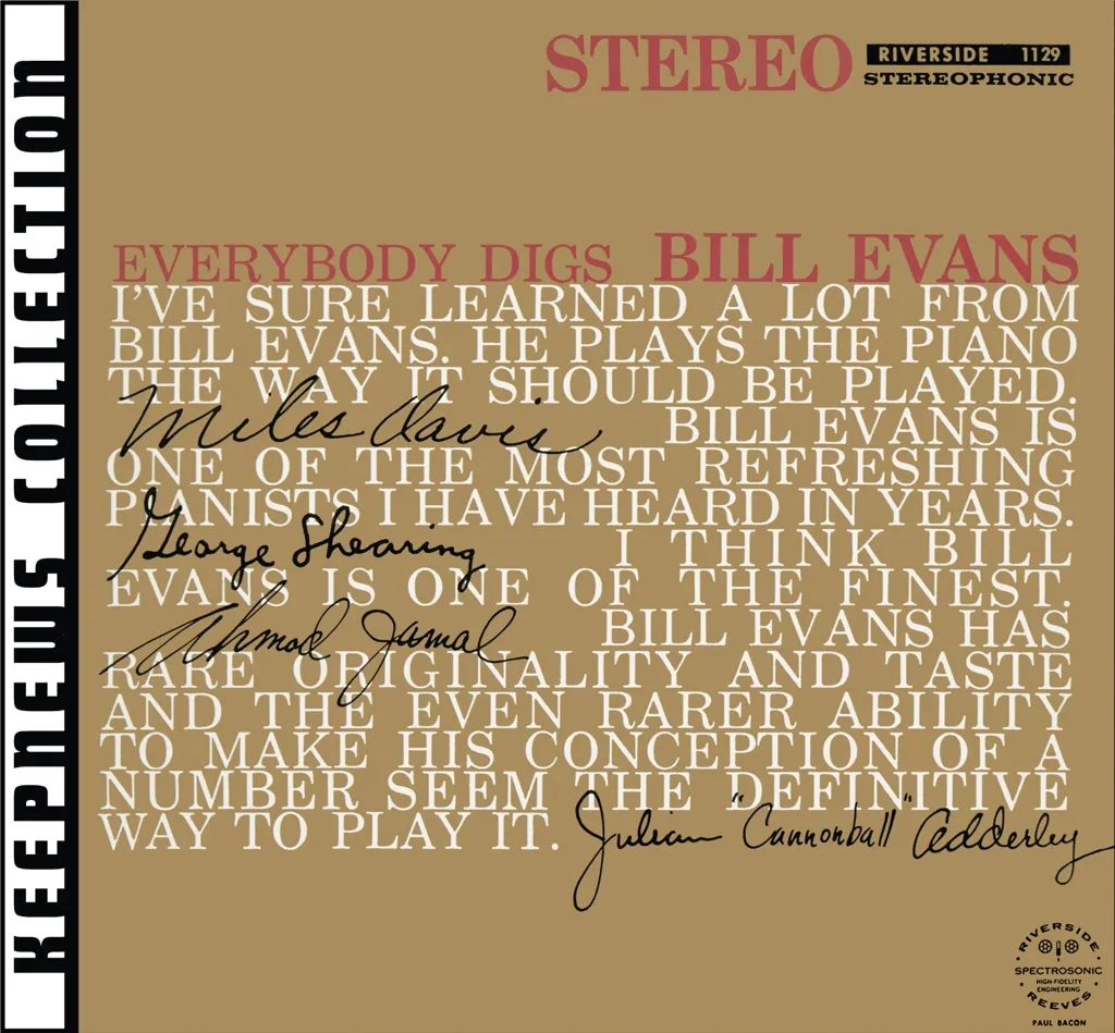 Album artwork for Everybody Digs Bill Evans by Bill Evans