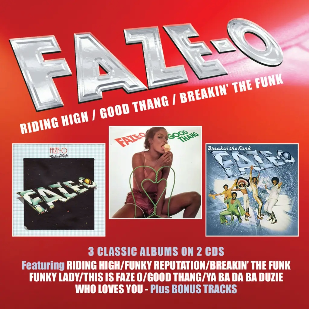 Album artwork for Riding High / Good Thang / Breakin’ The Funk by Faze-o