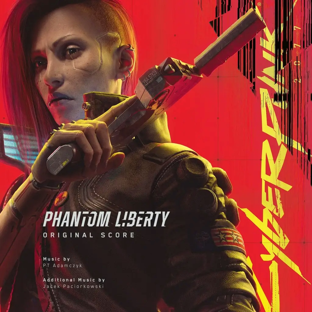 Album artwork for Cyberpunk 2077: Phantom Liberty (Original Score) by P.T. Adamczyk, Jacek Paciorkowski