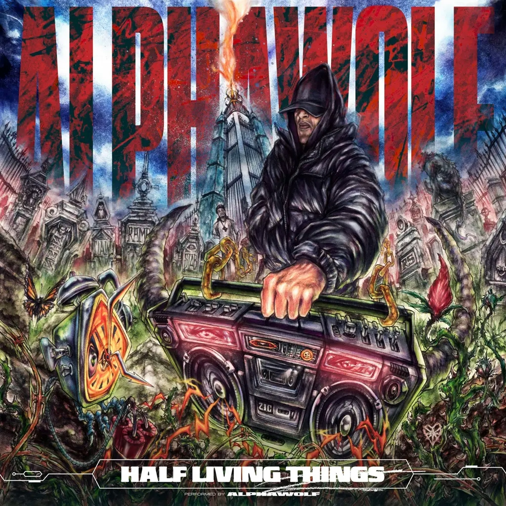 Album artwork for Half Living Things by Alpha Wolf