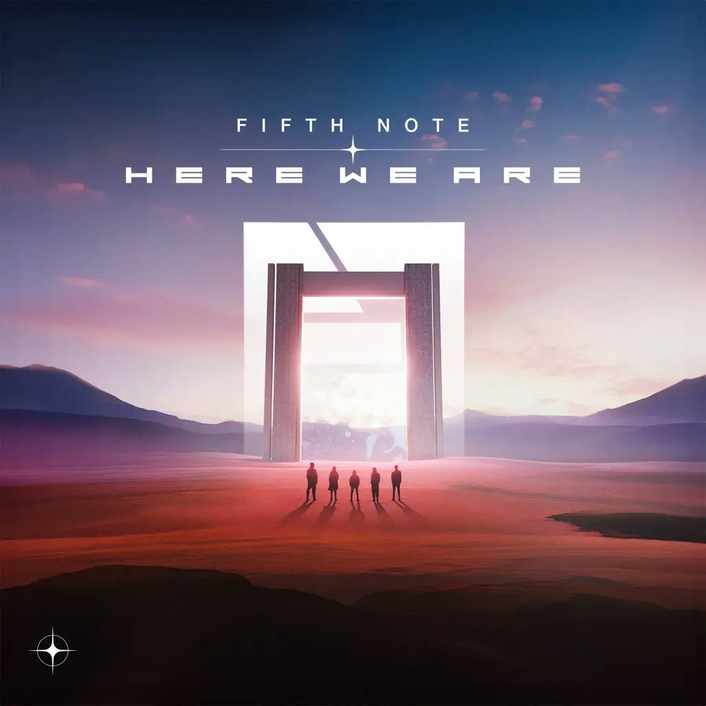 Album artwork for Here We Are by Fifth Note
