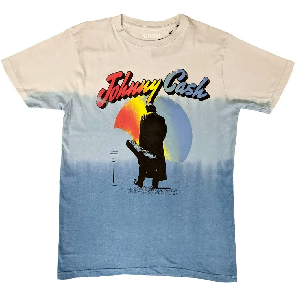 Album artwork for Walking Guitar Fade T-Shirt by Johnny Cash