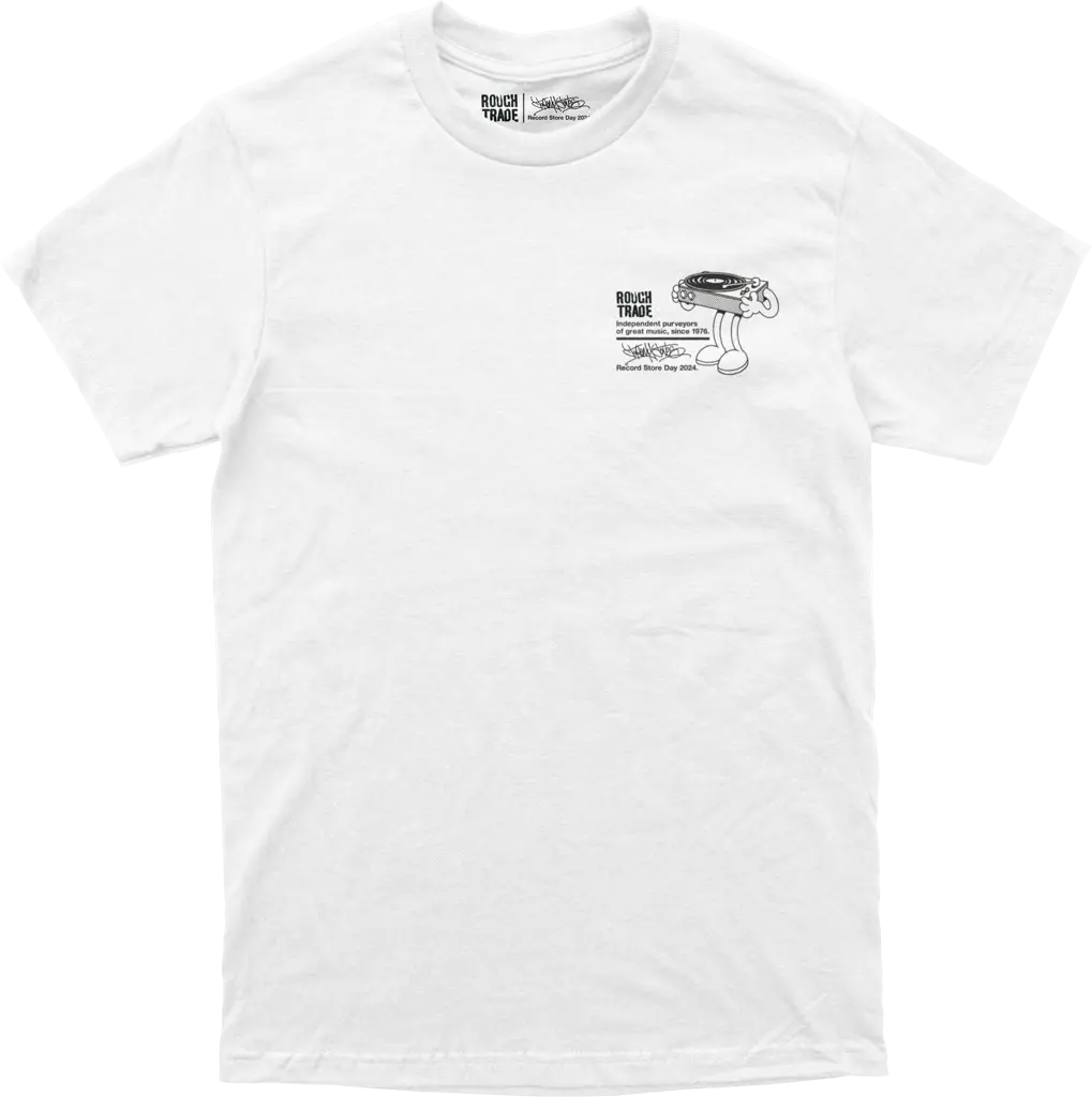 Album artwork for Rough Trade x Jeremy Jones - RSD24 Limited Edition T-shirt - White by Rough Trade Shops