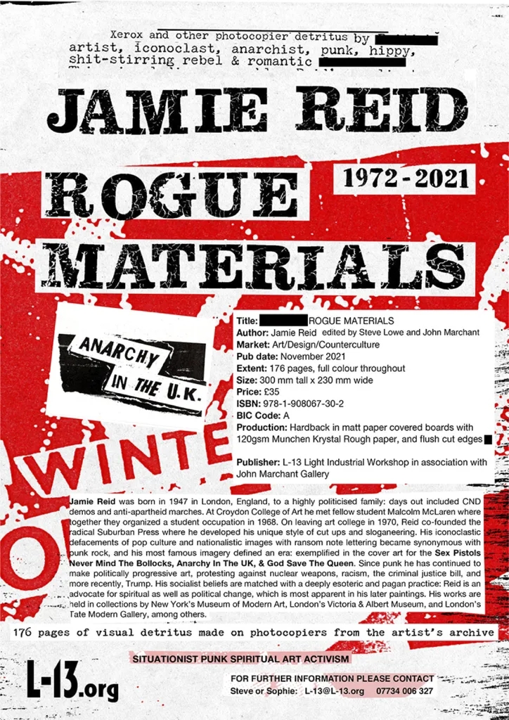 Album artwork for Rogue Materials 1972-2021 by Jamie Reid