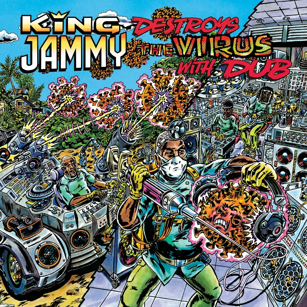 Album artwork for Destroys the Virus with Dub by King Jammy