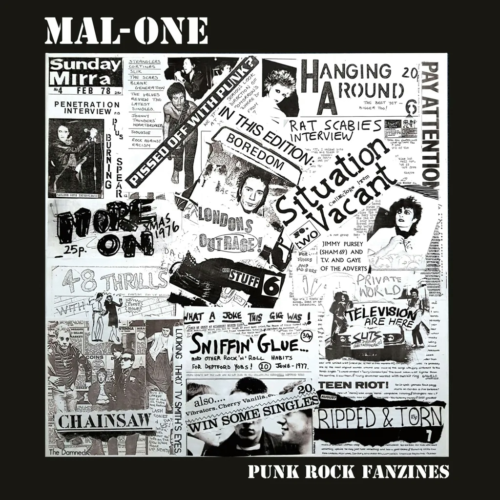 Album artwork for Punk Rock Fanzines by Mal-One
