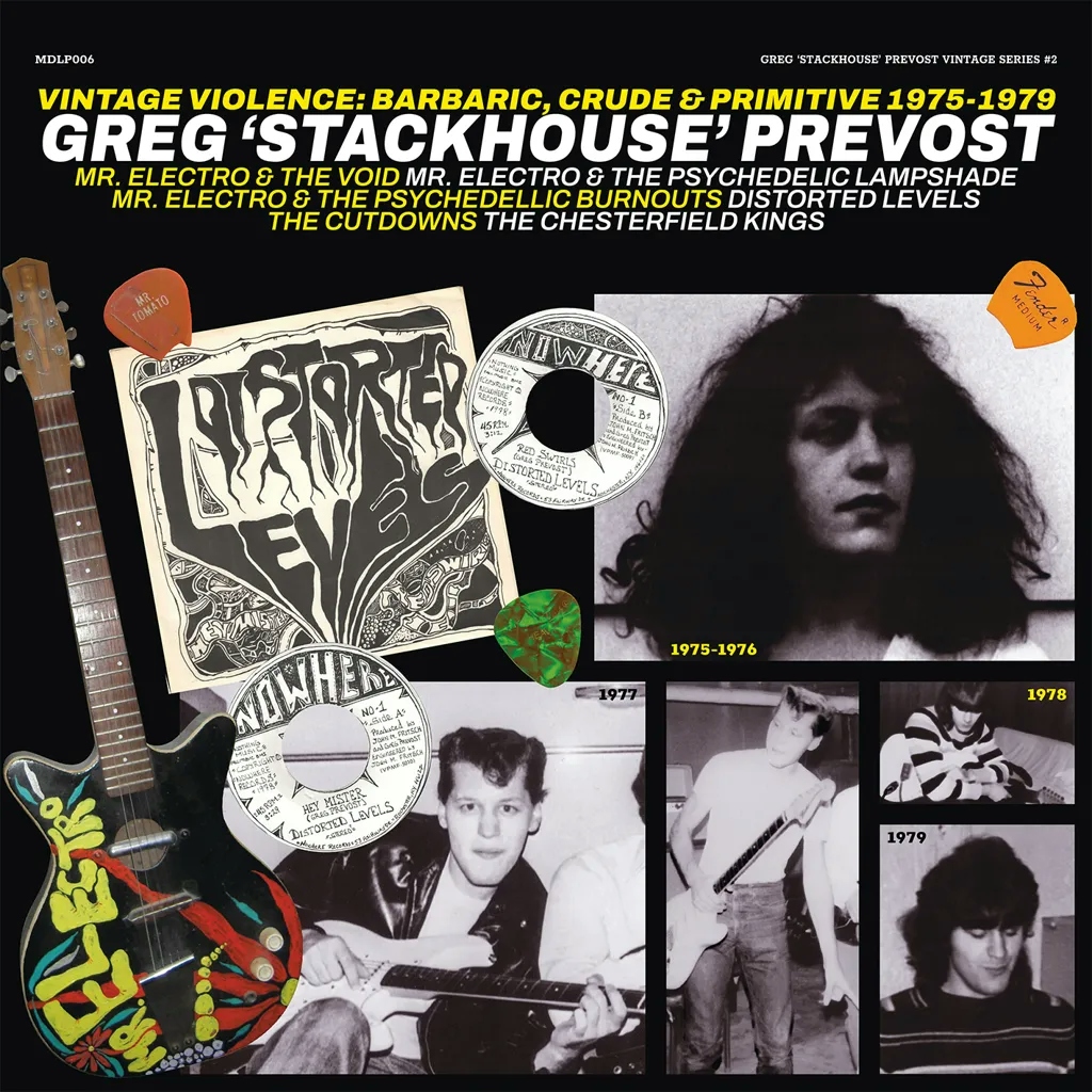 Album artwork for Vintage Violence: Barbaric, Crude & Primitive 1975-1979 by Greg 'Stackhouse' Prevost
