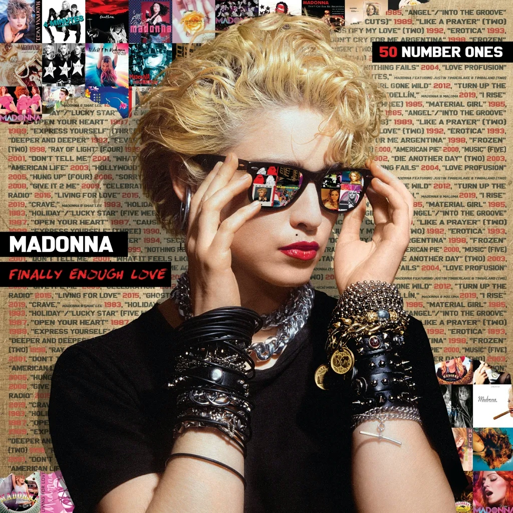 Album artwork for Finally Enough Love: Fifty Number Ones – Rainbow Edition by Madonna