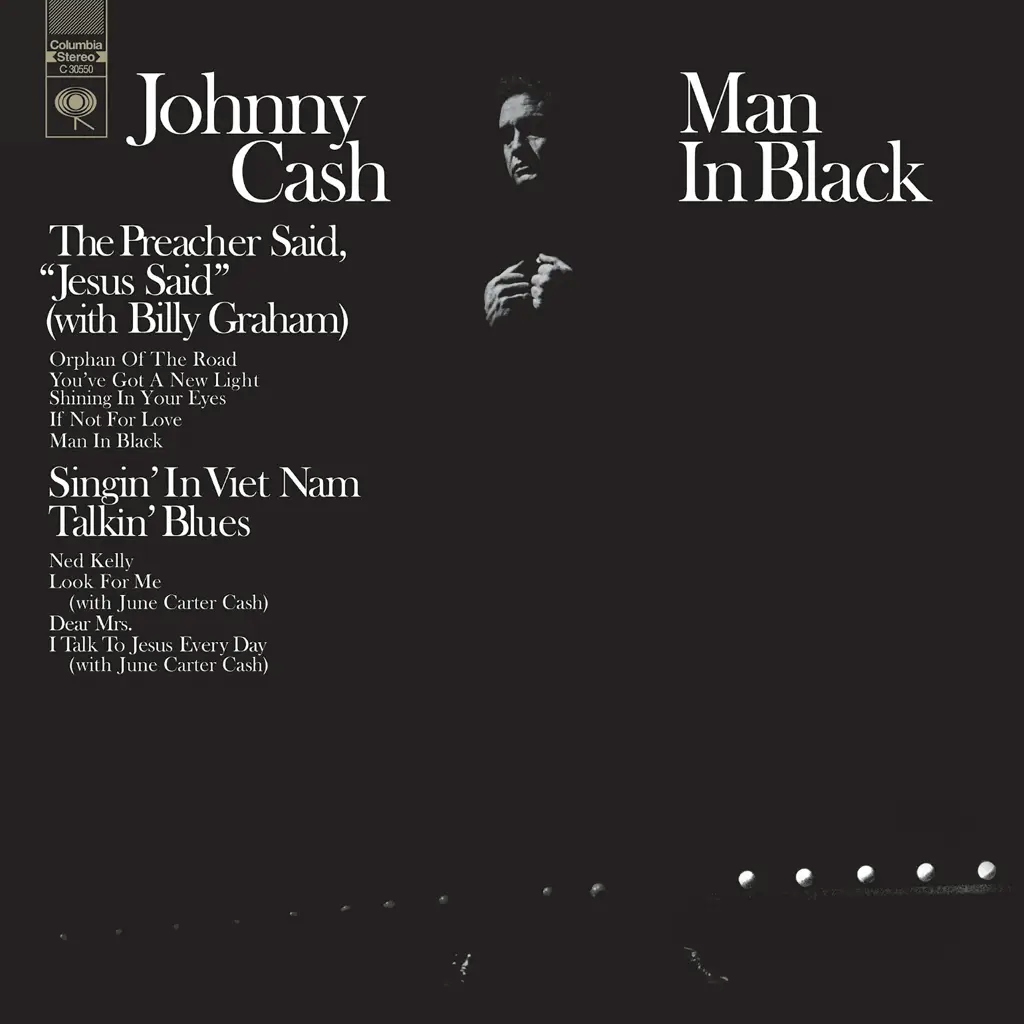 Album artwork for Man in Black by Johnny Cash