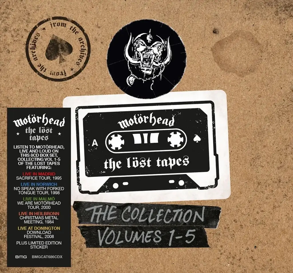 Album artwork for The Lost Tapes - The Collection (Vol. 1-5)  by Motorhead