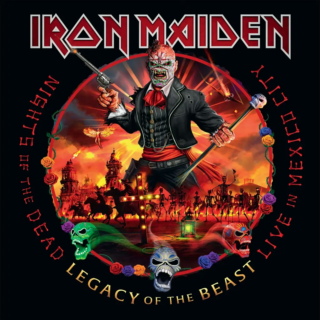 Album artwork for Nights Of The Dead, Legacy Of: Live In Mexico by Iron Maiden