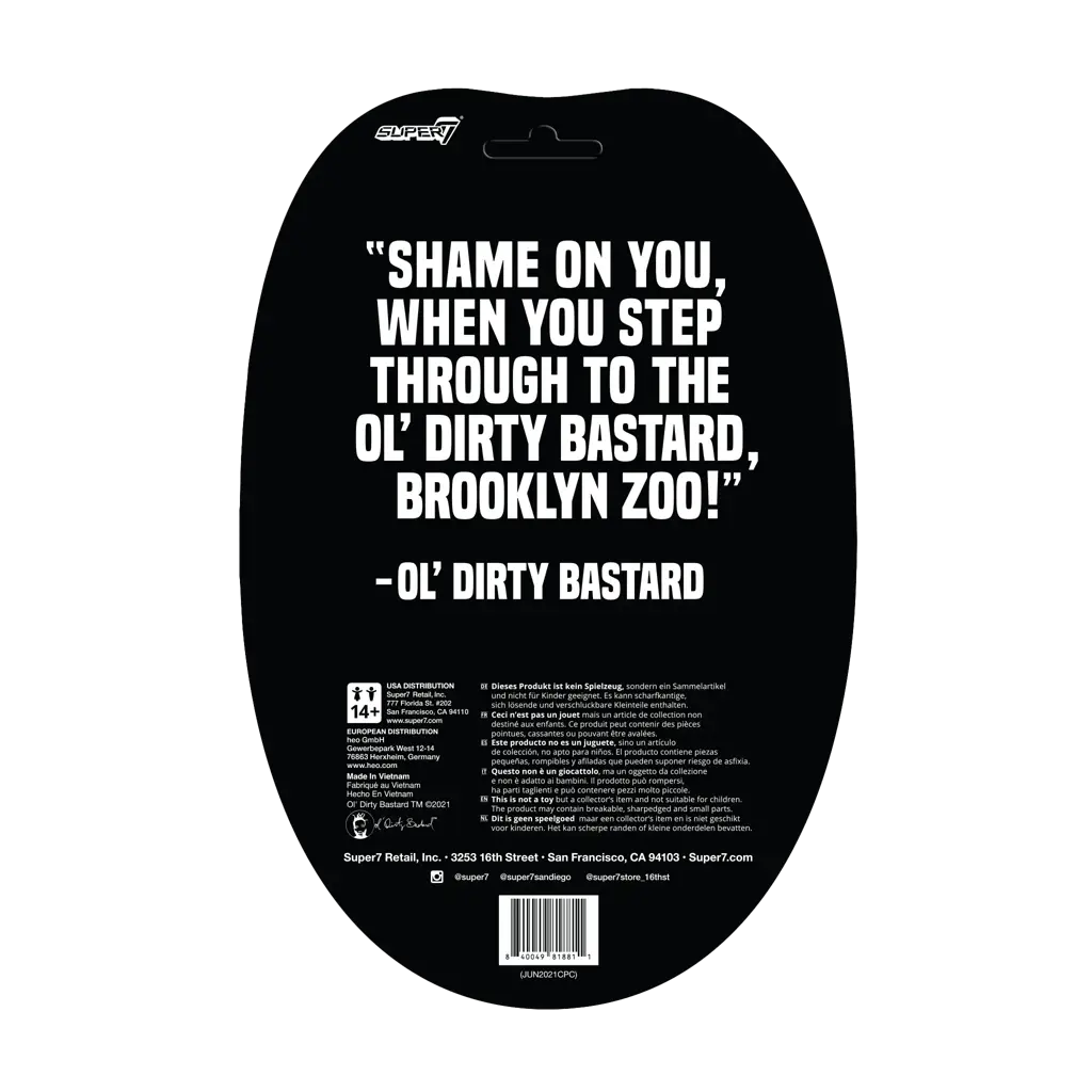 Album artwork for Brooklyn Zoo ReAction Figure by Ol' Dirty Bastard