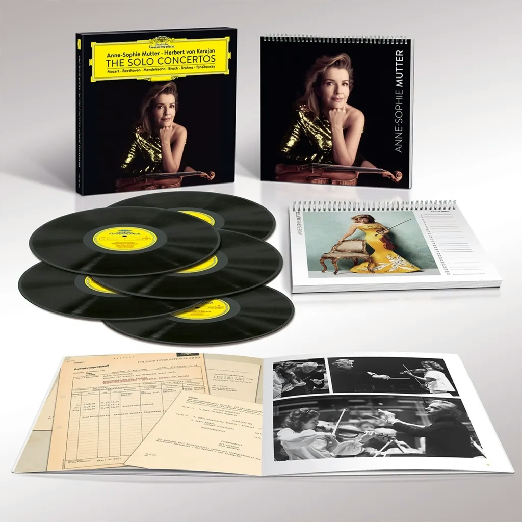 Album artwork for Album artwork for The Solo Concertos by Anne-Sophie Mutter, Herbert von Karajan by The Solo Concertos - Anne-Sophie Mutter, Herbert von Karajan
