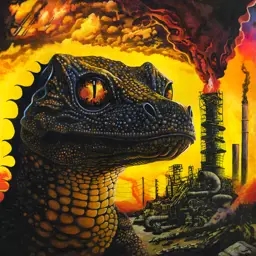 Album artwork for PetroDragonic Apocalypse; or, Dawn of Eternal Night: An Annihilation of Planet Earth and the Beginning of Merciless Damnation  by King Gizzard and The Lizard Wizard