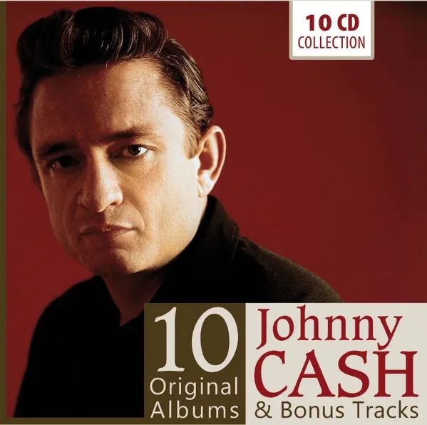 Album artwork for 10 Original Albums + Bonus Tracks by Johnny Cash