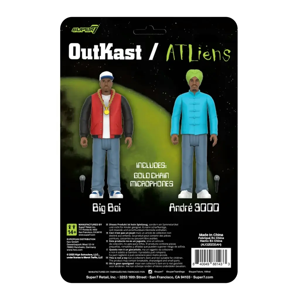 Album artwork for OutKast ReAction Figures Wave 01 - (ATLiens) by OutKast