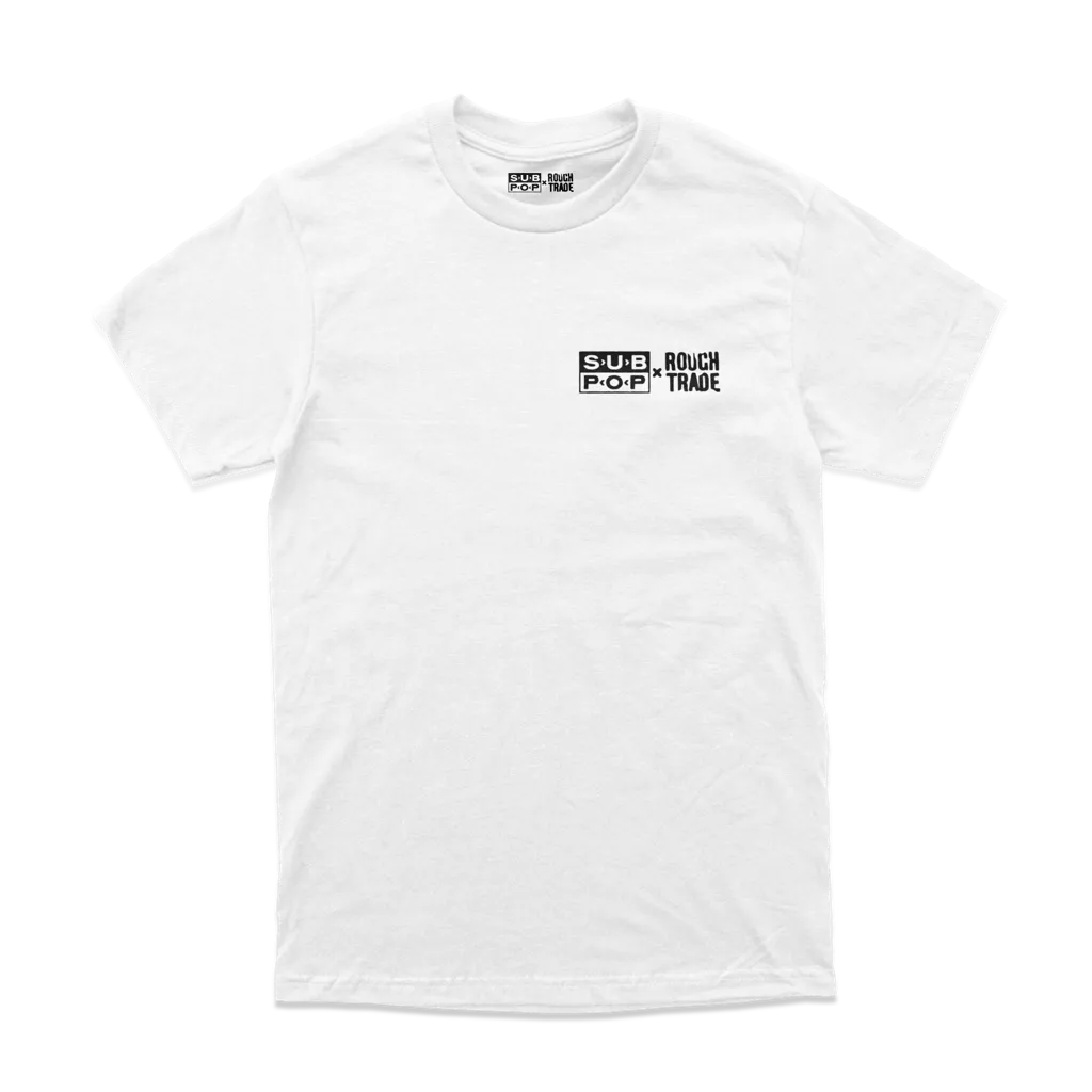 Album artwork for Album artwork for Sub Pop x Rough Trade - 35th Anniversary Limited Edition T-Shirt - White by Rough Trade Shops by Sub Pop x Rough Trade - 35th Anniversary Limited Edition T-Shirt - White - Rough Trade Shops