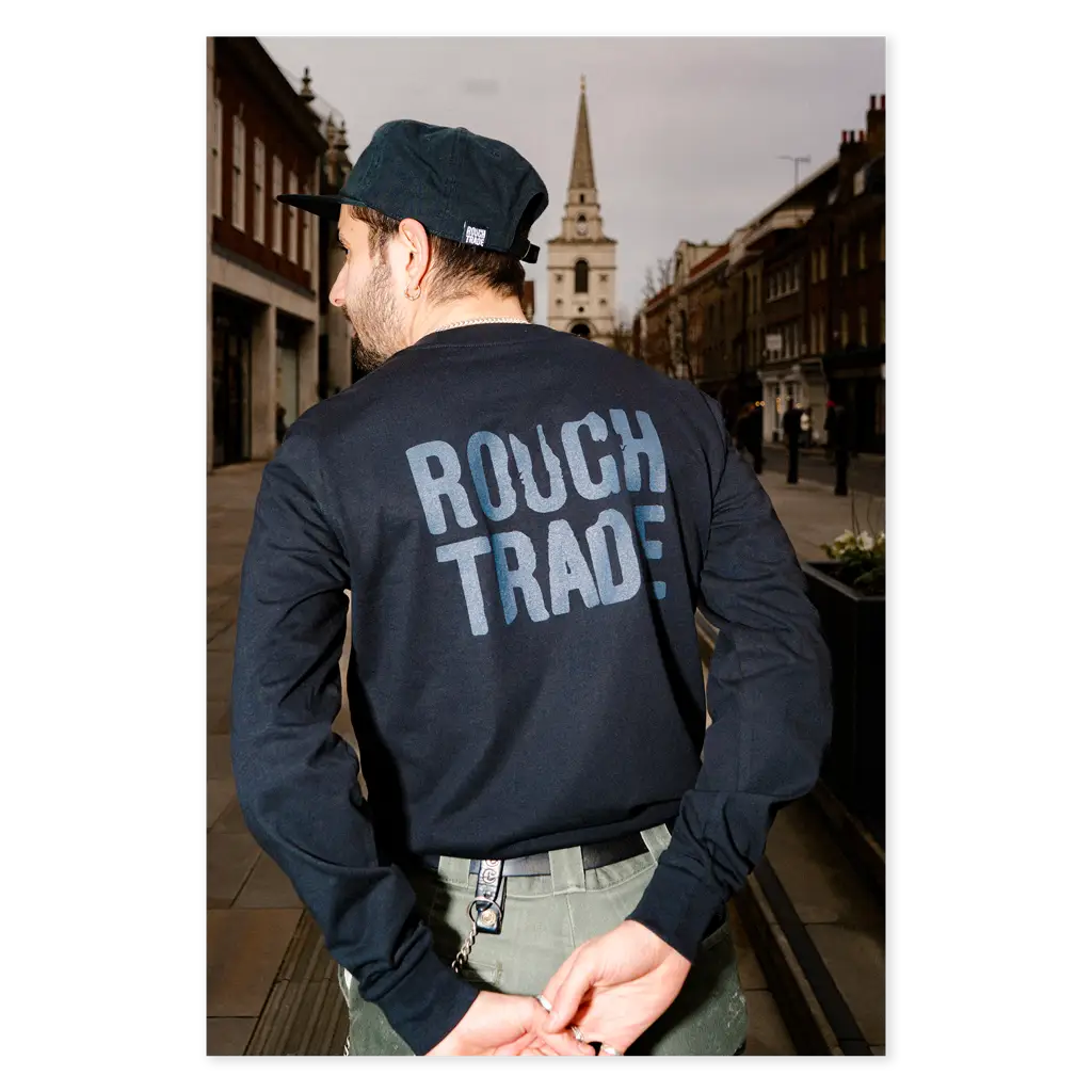 Album artwork for Rough Trade 'Noir' L/S T-Shirt - Black by Rough Trade Shops