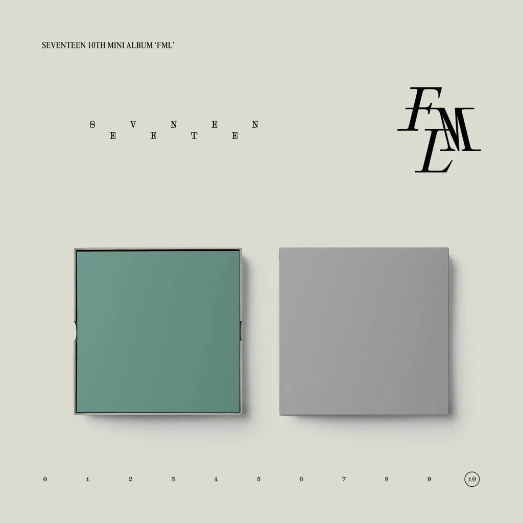 Album artwork for 10th Mini Album 'FML' by Seventeen