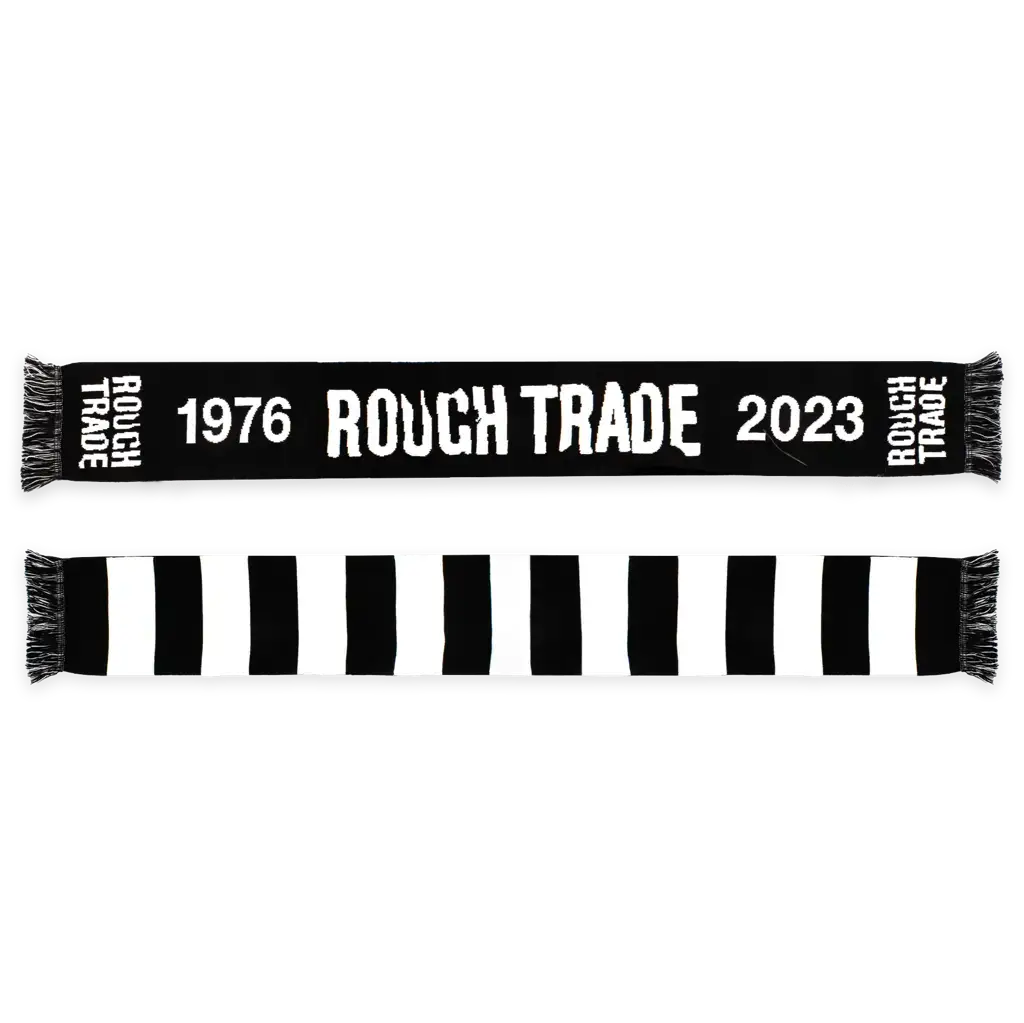 Album artwork for Rough Trade 'Terrace' Scarf - Black & White by Rough Trade Shops