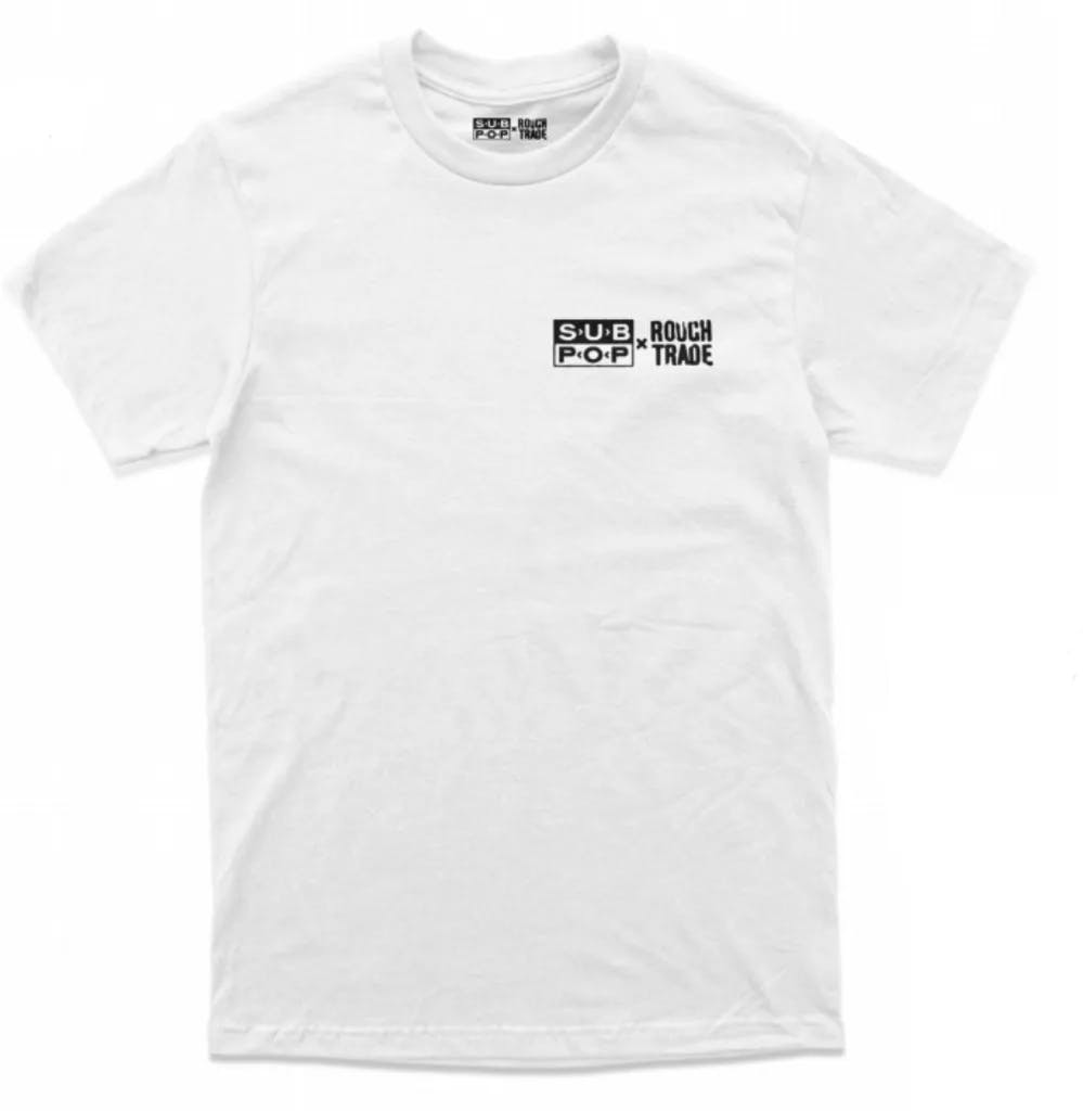 Album artwork for Sub Pop x Rough Trade - 35th Anniversary Limited Edition T-Shirt - White by Rough Trade