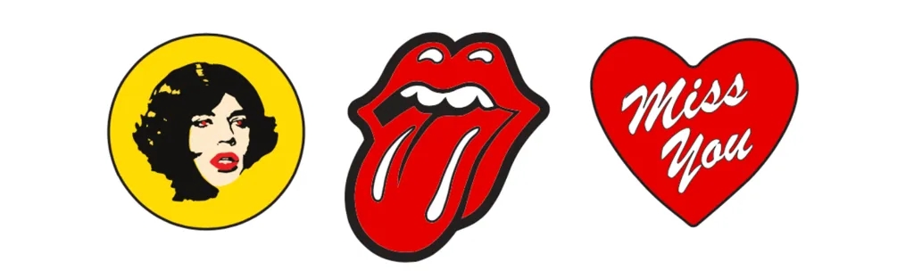 Album artwork for The Rolling Stones Pin Pack by Oxford Pennant, The Rolling Stones