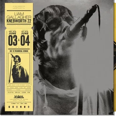 Album artwork for Live At Knebworth '22 by Liam Gallagher