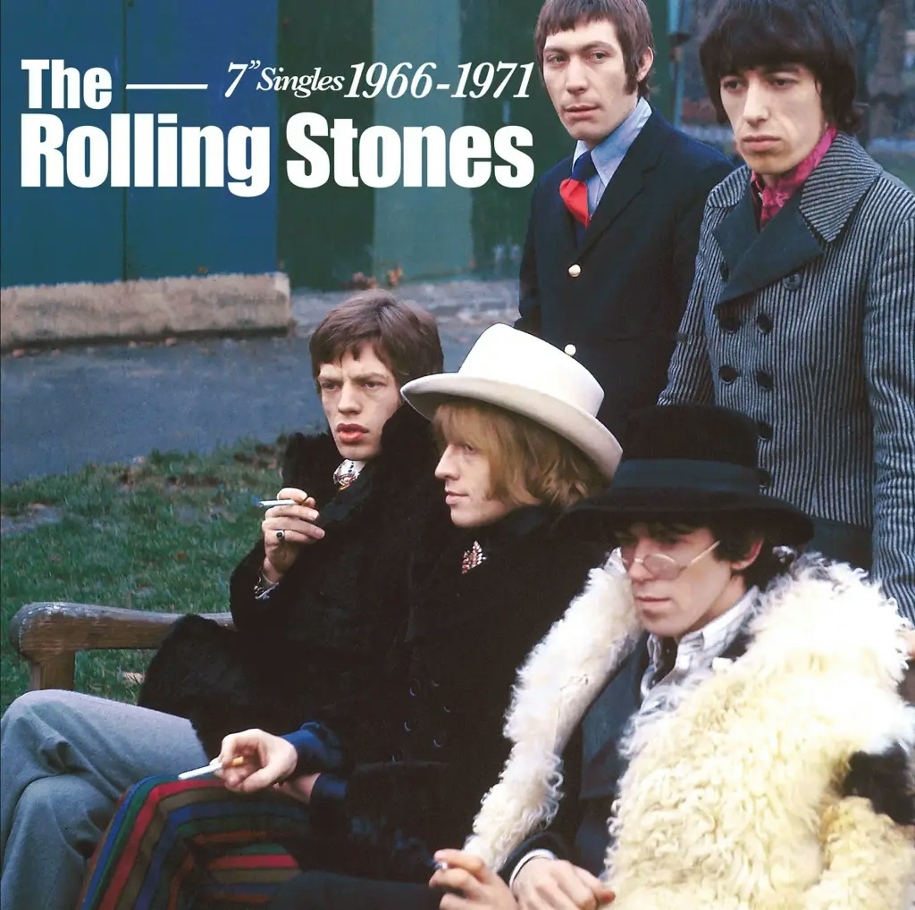 Album artwork for The Rolling Stones Singles 1966-1971 [18 x 7" Single Boxset] by The Rolling Stones