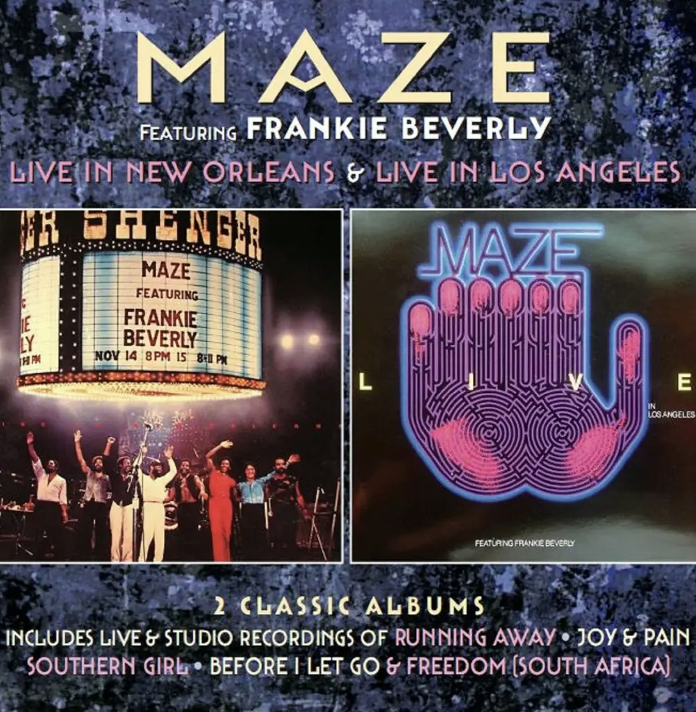 Album artwork for Live in New Orleans / Live in Los Angeles by Maze