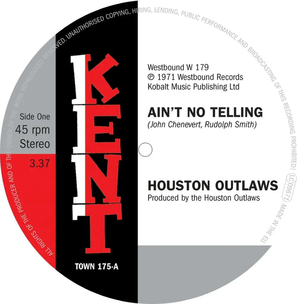 Album artwork for Ain’t No Telling / It's No Fun Being Alone by Houston Outlaws