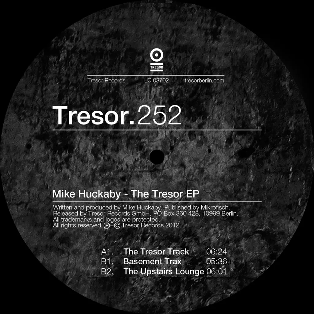Album artwork for The Tresor EP by Mick Huckaby