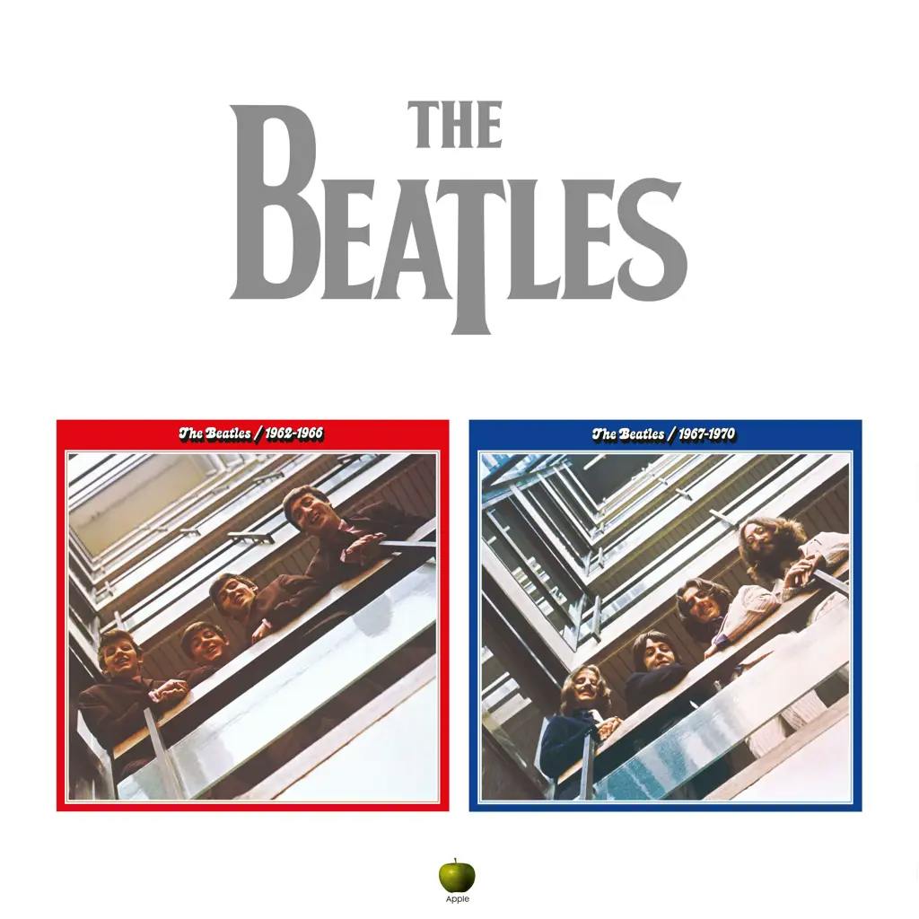 Album artwork for Red And Blue Albums - Box Set by The Beatles