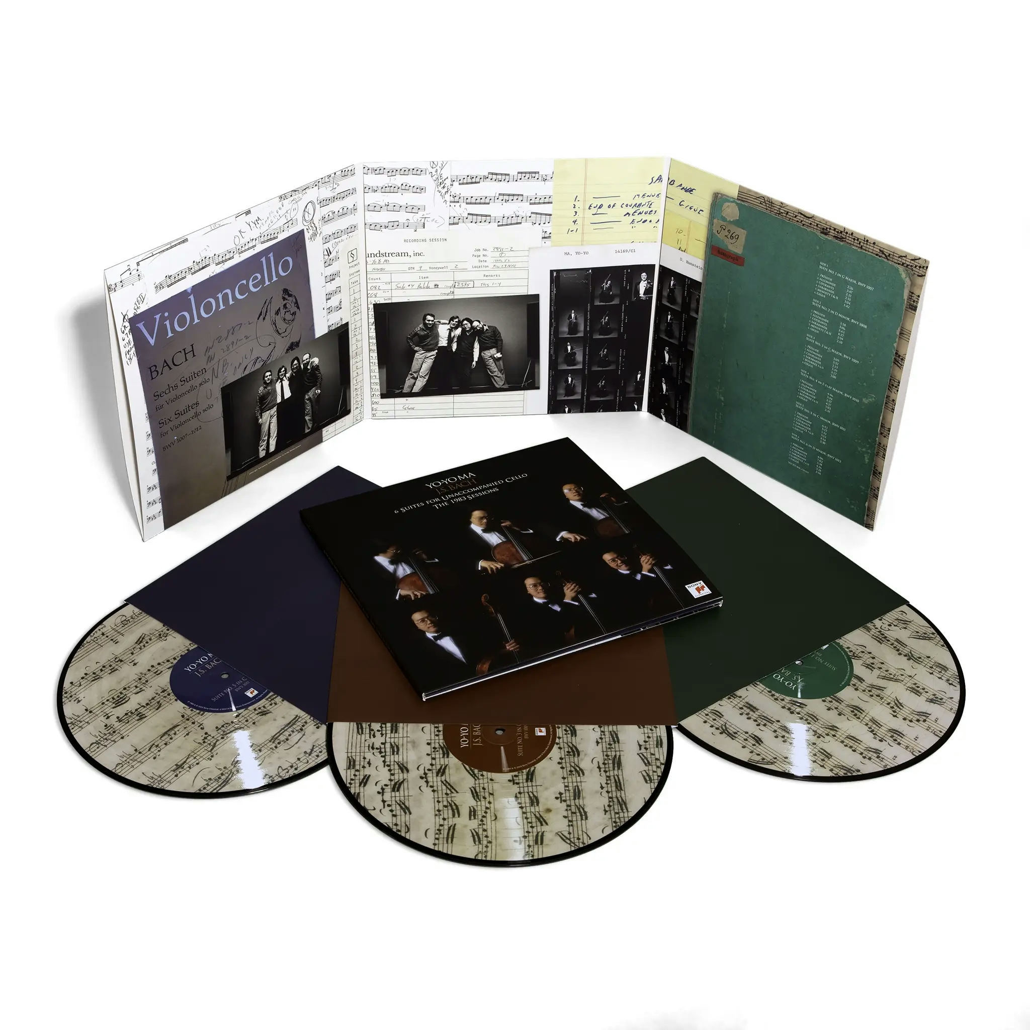 Album artwork for Bach: The Six Unaccompanied Cello Suites - The 1983 Sessions by Yo-Yo Ma