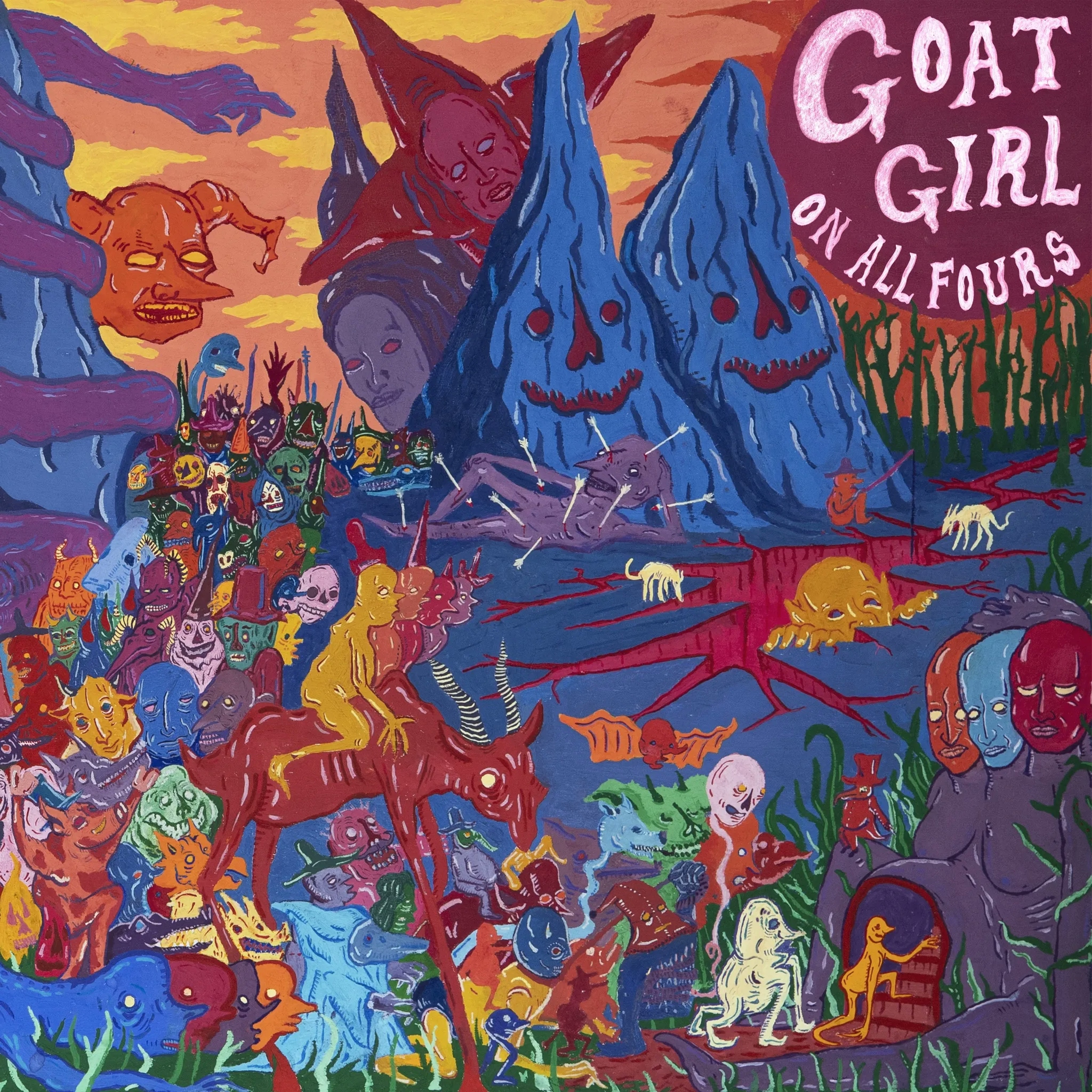 Album artwork for On All Fours by Goat Girl