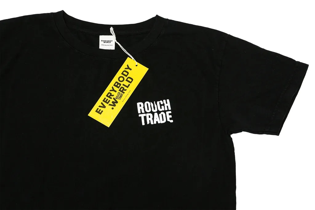 Album artwork for Everybody World x Rough Trade T-Shirt (Black) by Rough Trade