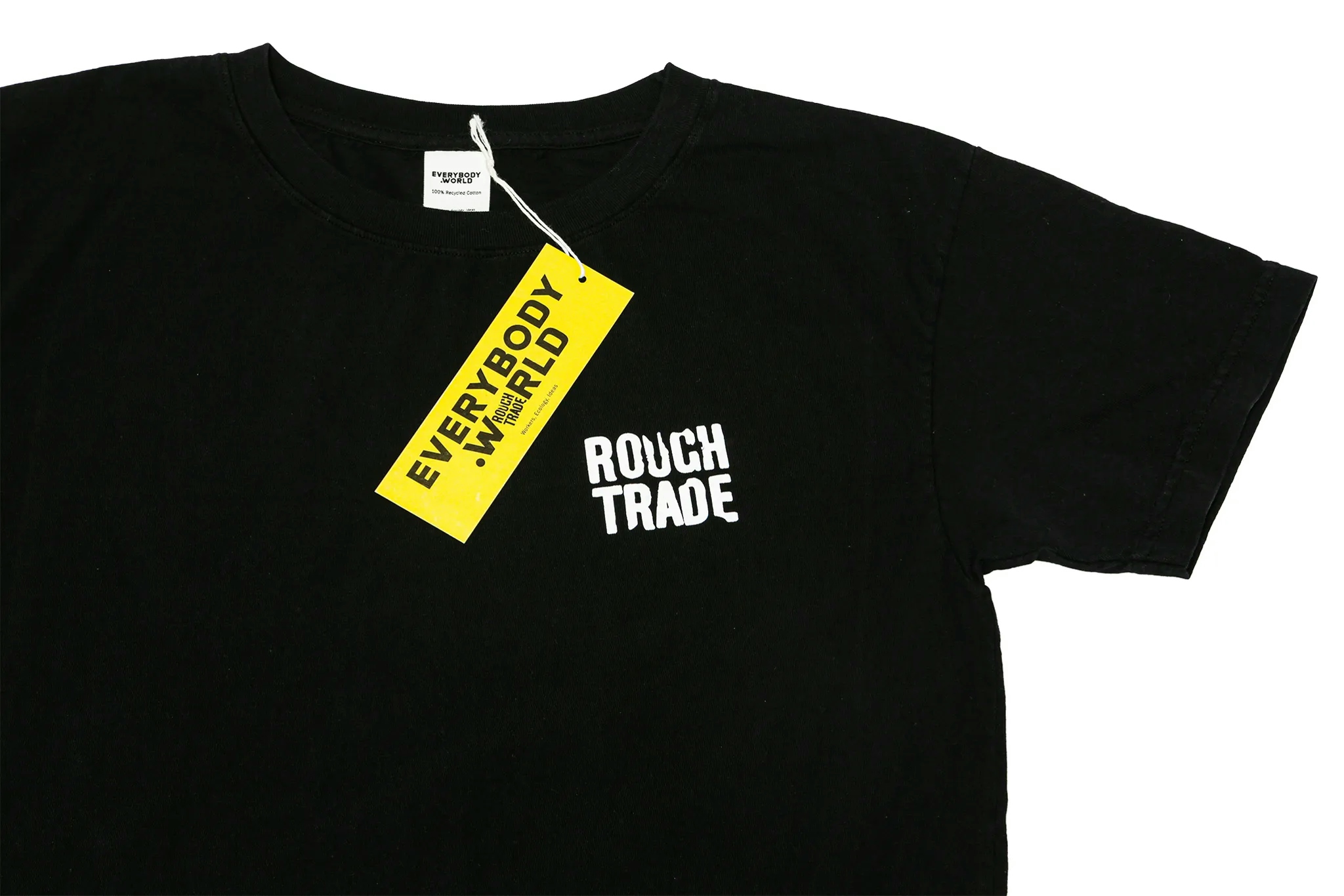 Album artwork for Album artwork for Everybody World x Rough Trade T-Shirt (Black) by Rough Trade by Everybody World x Rough Trade T-Shirt (Black) - Rough Trade