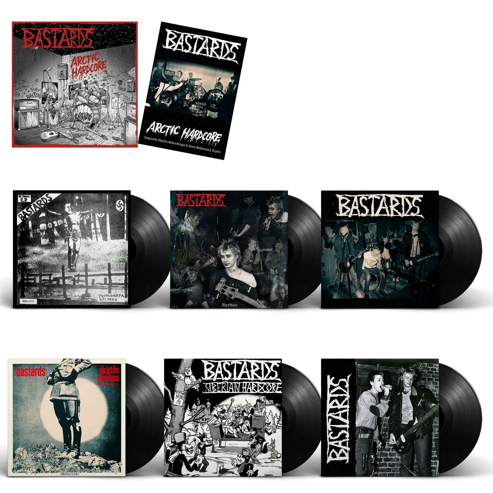 Album artwork for Arctic Hardcore – Complete Studio Recordings and Rare Rehearsal Tapes  by Bastards