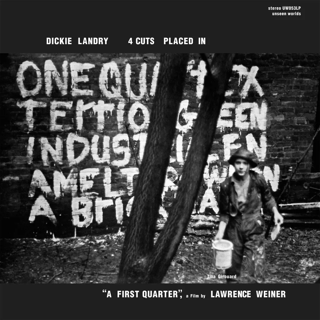 Album artwork for 4 Cuts Placed In "A First Quarter" by Dickie Landry